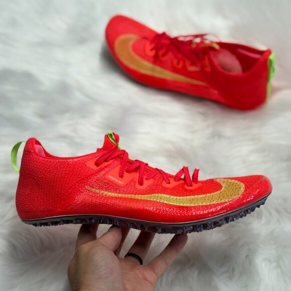 Nike Superfly Elite 2 Bright Crimson Lime Blast Mens FZ9662-600 NEW Sz 11.5 - Picture 1 of 5